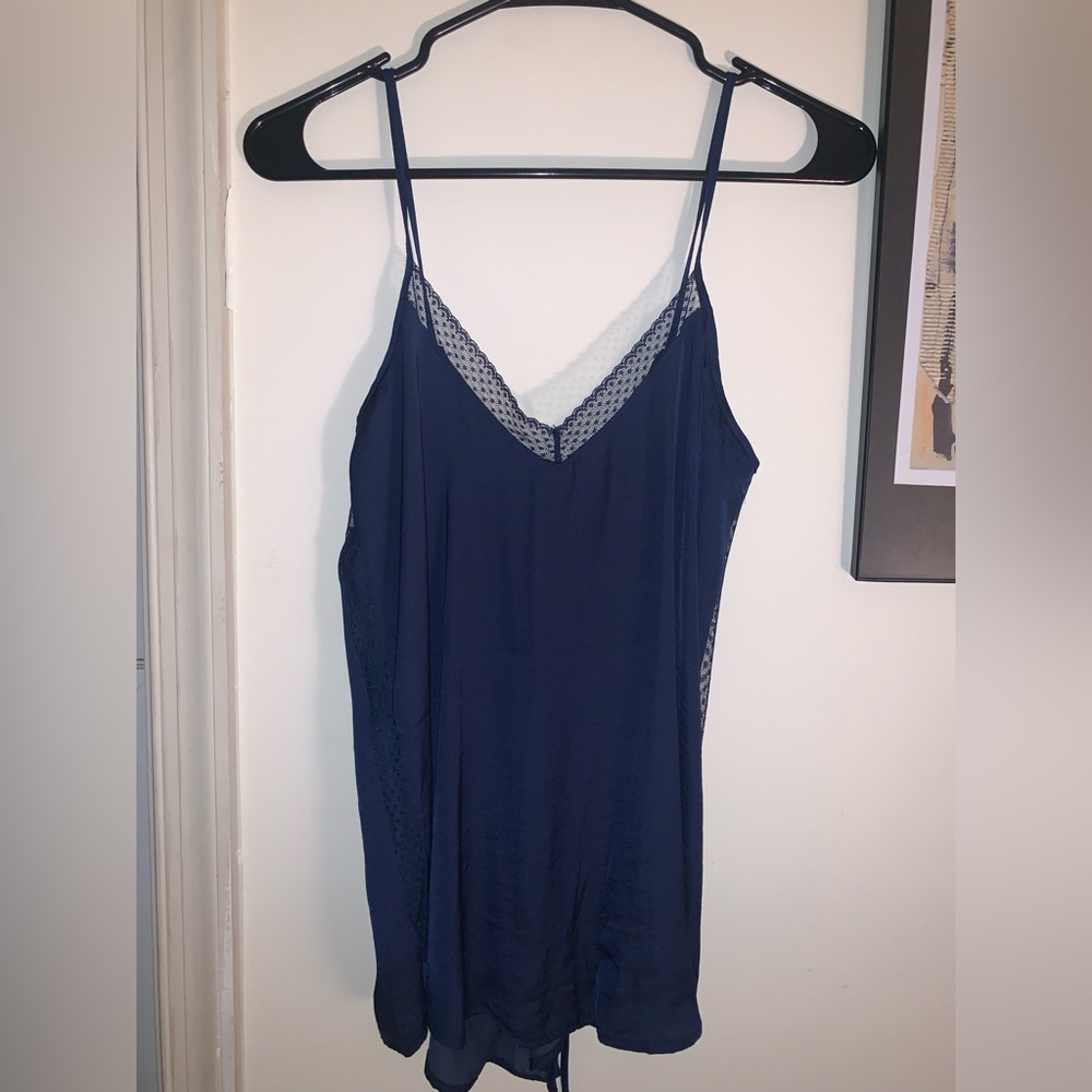 American Eagle Soft Satin Lace Cami Top